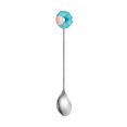 thumbnail image 1 of Hyasfey Long Handle Stainless Steel Coffee Spoon Stirring Dessert Spoons Creative Cartoon Rust-Proof Teaspoons for Home Restaurant, 1 of 8