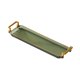 thumbnail image 5 of Bandeja rectangular para servir, bandeja para joyas con asas, bandeja para tazas, bandejas para mesa de té, bandeja para tocador Verde, 5 of 9