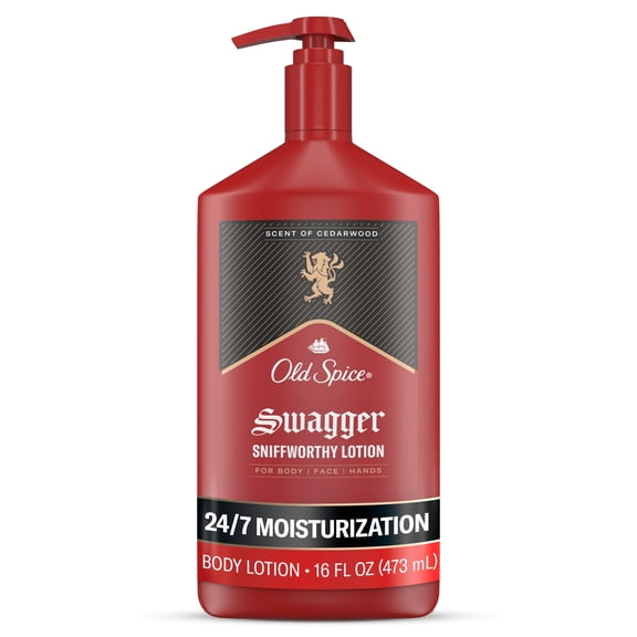 Old Spice Body Lotion for Men, Swagger, 24/7 Moisturization, 21 fl oz