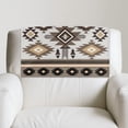thumbnail image 3 of Xixirimido Headrest Cover for Recliner Chair Recliner Headrest Protector Couch Head Rest Covers Chair Head Cover for Sofa Furniture Protectors, Navojo Aztec Tribe Print, 3Pcs, 3 of 7