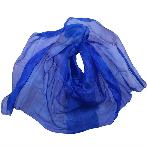 Real Silk Veils Dance Stage Performance Props Handmade Dyed Scarf Dance Silk Veils Shawl Veils