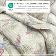 thumbnail image 5 of Great Bay Home Tropical Palms Reversible King / California King Cotton Quilt Set, 5 of 6