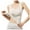 White, variant on Women Shapewear Seamless Body Workout O Neck Camisole Tops Towel Clip Waist Trainer Max 94 Undergarments for Stomach Control Smooth Corset plus Size Sweat Vest for Women 6x Women's Tops Waist Trainer