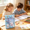 thumbnail image 5 of 6‑Piece Kawaii Stationery Set, Cute Stationery Mini Office Supply Kit, Including Pencils, Eraser, Ruler and Pencil Sharpener, Ideal Gifts for Hoilday(Light Blue), 5 of 7
