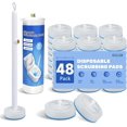 thumbnail image 2 of PYYNA-Disposable Toilet Brush Set with 48 Refills for Hygienic Bathroom Cleaning. Toilet Bowl Cleaner Wand Kit Used for Deep Cleaning in Home & Apartment, 2 of 4
