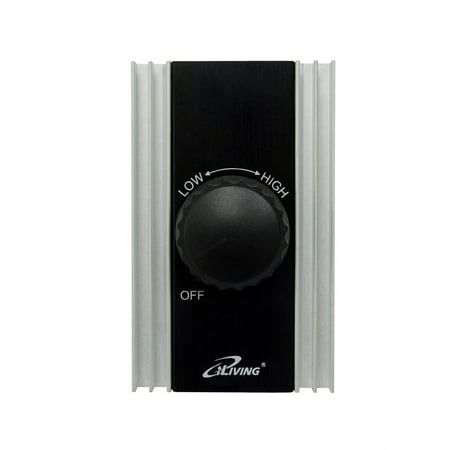 

TLM iLIVING ILG8SFSC Solid State Variable Adjustable Precision Fan Speed Controller 120V 8A