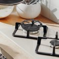 thumbnail image 3 of OUNONA 4Pcs Gas Burner Stove Ring Reducer Black Stainless Steel Stand for Stable Small Cookware, 3 of 8