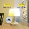 thumbnail image 5 of Tahtuvzn Home Decor Sensor Bedside Lamp, Dimmable Warm White Lamp and Color Changing Nightstand Light for Bedroom, Living Room, Office, 5 of 6