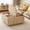 Natural, variant on Magic Union Lift Top Coffee Table with Storage for Living Room, Fluted Mid Century Modern Square Coffee Table with Flip-Up Lids, 31.5" Rustic Wood Center Table with Hidden Compartment,Brown