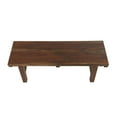 thumbnail image 5 of DecMode Wood Handmade Natural Bench, Brown, 5 of 14