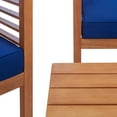 thumbnail image 5 of Safavieh Alda Outdoor 4 Pc Conversational Set - Natural/Navy/White, 5 of 8