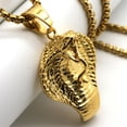 thumbnail image 2 of Punk Animal Necklace Male 14K Yellow Gold Cobra Snake Pendant Chains For Women/Men Fashion Jewelry Gifts, 2 of 6