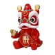 thumbnail image 2 of Figura de león chino de resina, caja para ahorrar dinero, decoración de escritorio, accesorio en miniatura para el hogar Rojo, 2 of 7