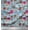 Light Blue, variant on Soimoi Cotton Duck Fabric Artistic Flower & Square Geometric Print Fabric by Yard 42 Inch Wide