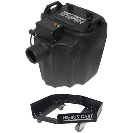 Chauvet DJ Nimbus Plug/Play Dry Ice Fog Machine Multi-Level Control Rolling Cart