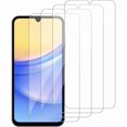 thumbnail image 1 of Chenchen 4 Pack Glass Screen Protector Compatible for Samsung Galaxy A15 5G /A15 4G 6.5 Inches [9H Hardness]-HD Screen Tempered Glass, A156M/DSN 6.5",Scratch Resistant,Easy Install A156u SM-A156vl, 1 of 1