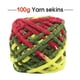 thumbnail image 5 of Advancent Hilo de tejer de 100g, bufandas de hilo para tejer a mano, gorro, gorro, hilos de ganchillo tejidos a mano, accesorio de costura para Artesanía No.28 Advancent HA009091-28, 5 of 5