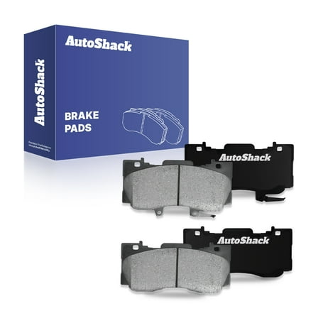 AutoShack Front Ceramic Brake Pad Set | Replacement for 2015-2022 Ford Mustang | 4-PC