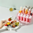 thumbnail image 4 of PRETXORVE Trays for Freezer, 10 New Slicone Ice Tray Maker Homemade Diy Popsicle Ice Cream, 4 of 7