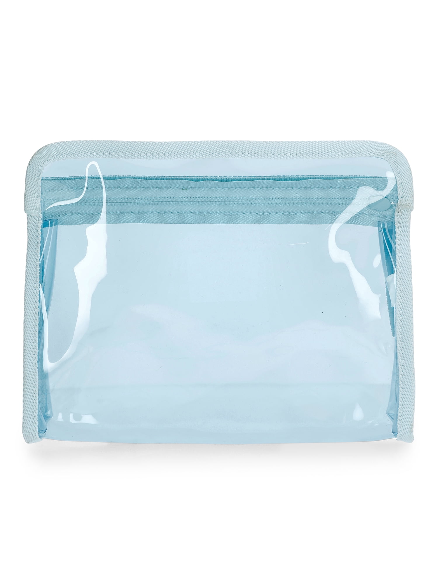 No Boundaries Women's Beach Pouch, Clear Blue - Walmart.com