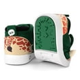 thumbnail image 5 of ikiki Giraffe Squeaky Toddler Shoes | Green, 5 of 10