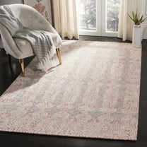 SAFAVIEH Glamour Aubree Abstract Area Rug, Light Pink/Ivory, 6' x 9'