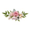 thumbnail image 4 of PEW Flores Flores Artificiales Luz Lujo Elegante Colores Silla Respaldo Flor para C, 4 of 9