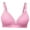 1-Pink, variant on Ersazi Comfortable Bras for Women Women Wireless Large Size Pull Together Bra Comfortable Underwear Black 40
