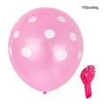 thumbnail image 3 of Globos de lunares Bearachild 100 piezas coloridos para fiestas, 3 of 6