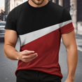 thumbnail image 2 of Set Shirt for Men Men's Plain T Shirts T Shirt Pressing compatible with Machine Tall Mens T Shirts Plain T Shirts Men T Shirts for Men Men T Shirt Plain Shirts Men Mens Shirts Packs Fashion Shirt Men, 2 of 4
