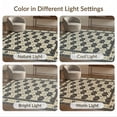 thumbnail image 7 of ODIKA 3'x5' Washable Area Rug Non-Slip, Flatweave, Easy Care Primitive Vintage Layout Farmhouse Scrolls Concentric Ring Folk for Hallway, Laundry Room, 7 of 7