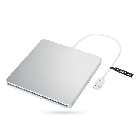 VicTsing USB External Slot CD RW Drive Writer Burner Superdrive for Apple MacBook Pro Air iMAC and other Laptop PC