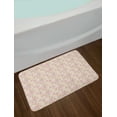 thumbnail image 2 of Floral Bath Mat, Feminine Flowers Composition Spring Flourishes Design, Plush Bathroom Decor Mat with Non Slip Backing, 29.5" X 17.5", Pale Eggshell Multicolor, by Ambesonne, 2 of 2