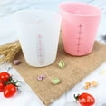 thumbnail image 5 of Clearance Items Silicone Measuring Cups Flexible Measure Melting Cups for Epoxy Resin Butter, Chocolate Squeeze Pour Baking Cup Dishwasher Safe BPA Free 500/250/125 ML with Marking Cup/Ounce, 5 of 9