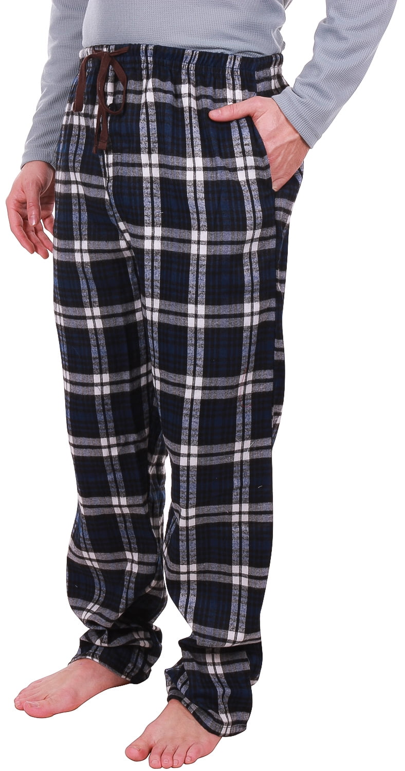 mens flannel pajama pants walmart