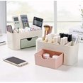 thumbnail image 3 of Caja de almacenamiento de cosméticos de escritorio, caja de almacenamiento de joyería multifuncional multiespacio para el hogar con cajón, 3 of 5