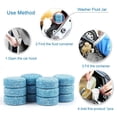 thumbnail image 4 of Juliy 1 Set Washer Fluid Tablets Solid High Enrichment Blue Car Care Auto Windshield Effervescent Concentrates Tablets for Vehicle, 4 of 10