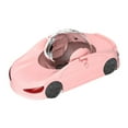 thumbnail image 3 of Juguete para mascotas, coche, hámster, rueda de ejercicio, multiusos, silencioso, bola transparente extraíble Rosa, 3 of 9