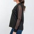 thumbnail image 6 of Elsie & Zoey Dru Lace Long Sleeve Thermal V-Neck Sweater for Women, 6 of 8