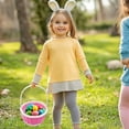 thumbnail image 5 of Easter Mini Basket Easter Mini Plastic Woven Basket Easter Theme Basket Suitable For Easter Home Outdoor School Use, 5 of 7