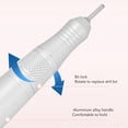 thumbnail image 5 of NFTIGB Electric Nail Grinder Nail Polisher 35000rpm Portable Rechargeable Manicures Pedicures Nail Polish Pen Machine For Professional Salon And Home Use Stunning Silver Edition Design (8.27in/21cm), 5 of 9