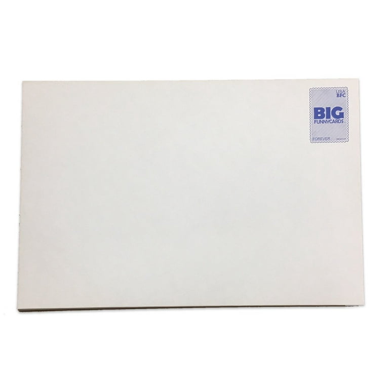 Blank Cards and Envelopes, 24 White Greeting Cards with Heavy