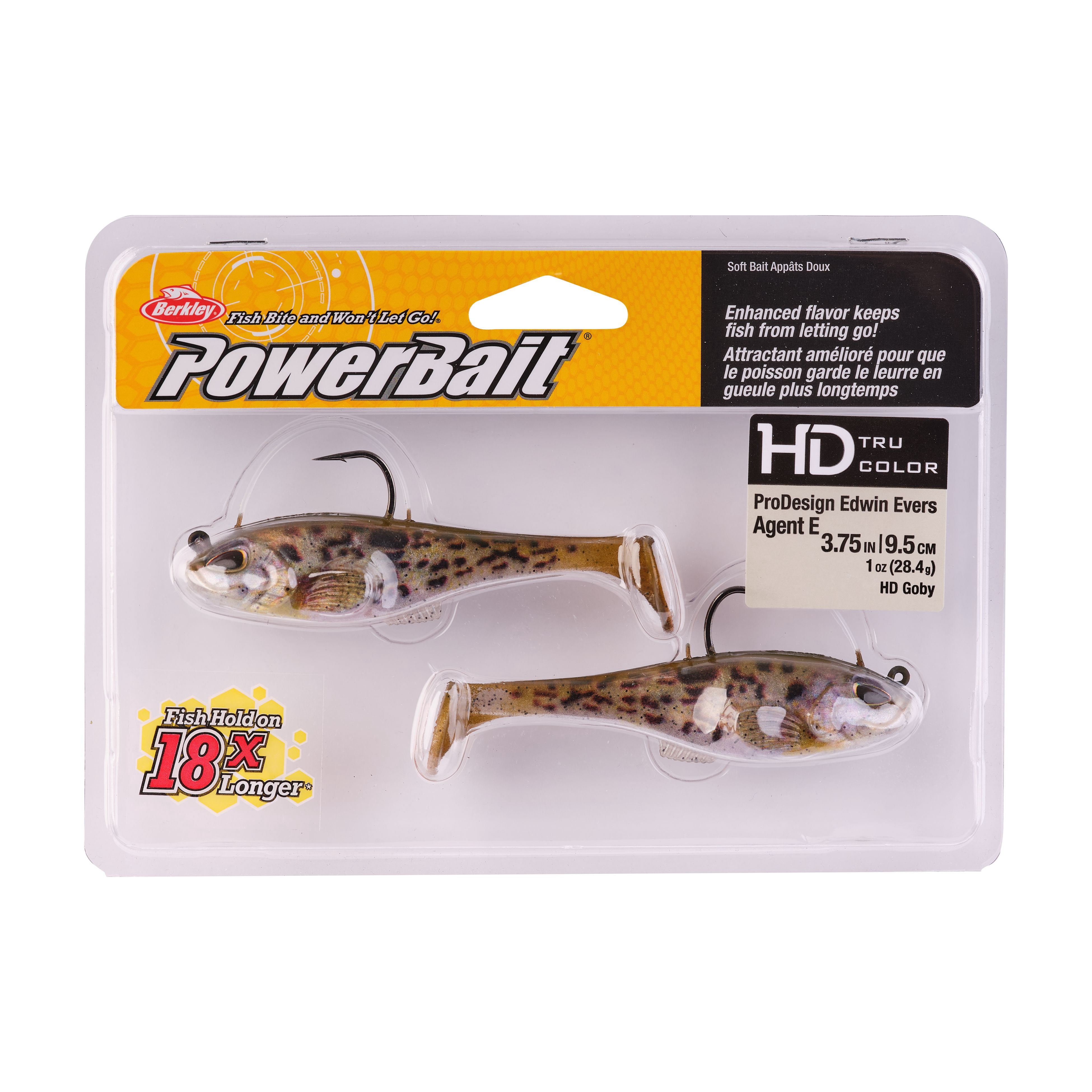 Berkley PowerBait Agent E, 1 oz, HD Goby, Swimbait Soft Bait