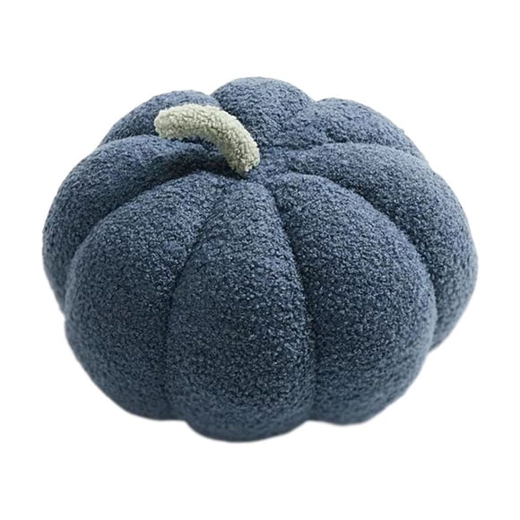 Matsuzay Sofá sofá Halloween PP algodón calabaza cojín portátil sala de estar relleno almohada ornamento decoración de oficina Kits de decoración para fiestas Azul
