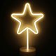 thumbnail image 1 of Led Star Neon Light Signs - Warm White Luminous Signs Room Decor Lamp Light Star Sign Shaped Decor Light Slumber Lights For Christmas, Birthday Party, 1 of 5