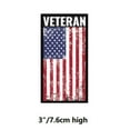 thumbnail image 2 of Veteran Flag Decorative Car Truck Decal Window Sticker Vinyl Die-Cut Vacation Travel Souvenir Biker Emblem Badge Military Veteran Tactical Flag Patriotic Series, 2 of 2