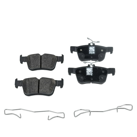 Brake Pad Set Compatible with 2017-2019 Ford Escape 2013-2020 Lincoln MKZ 4Cyl 6Cyl 2.0L 2.5L 1.5L 3.0L 3.7L Rear