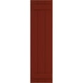 thumbnail image 5 of Ekena Millwork 16 1/8"W x 45"H True Fit PVC Three Board Joined Board-n-Batten Shutters, Pepper Red (Per Pair - Hardware Not Included), 5 of 9