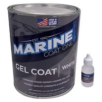 Premium Marine Gelcoat (Black with Wax, Quart)