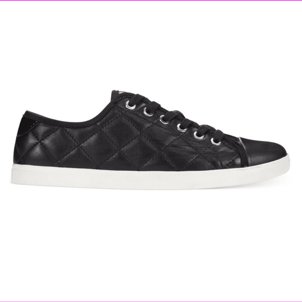 muggen Ingen plads Donna Karan DKNY Women's Blair Fashion Demi Black Quilted Sneakers Shoes  SIZE 6 - Walmart.com